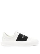 Givenchy - City Court Leather Trainers - Womens - White Black
