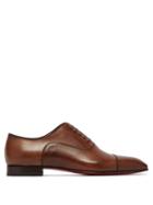 Matchesfashion.com Christian Louboutin - Greggo Leather Derby Shoes - Mens - Brown
