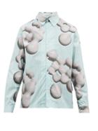 Matchesfashion.com P.a.m. - Float Globule Print Poplin Shirt - Mens - Grey Multi