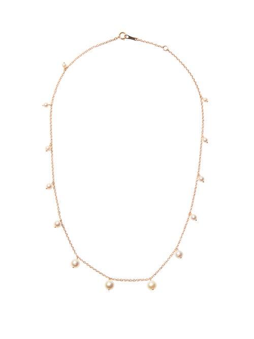 Matchesfashion.com Mizuki - Freshwater-pearl & 14kt Gold Necklace - Womens - Pearl