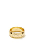 Octavia Elizabeth - Toile Diamond & 18kt Gold Ring - Womens - Yellow Gold