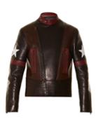 Givenchy Star-appliqu Leather Jacket