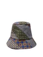 Matchesfashion.com Albertus Swanepoel - Panelled Cotton Bucket Hat - Mens - Multi