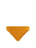 Matchesfashion.com Haight - Basic Low-rise Crepe Bikini Briefs - Womens - Orange