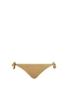Matchesfashion.com Biondi - Carmel Tie Side Bikini Briefs - Womens - Gold