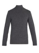 Matchesfashion.com Inis Mein - Beairtn Wool Sweater - Mens - Grey