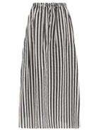 Matchesfashion.com Max Mara Beachwear - Utopico Skirt - Womens - Black White