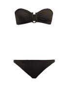 Matchesfashion.com Eres - Show Duni Bandeau Bikini - Womens - Black