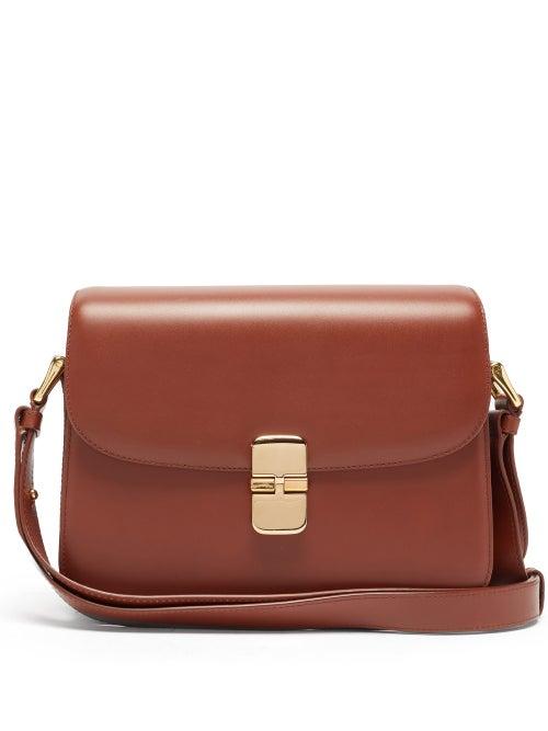 Matchesfashion.com A.p.c. - Grace Leather Cross-body Bag - Womens - Tan