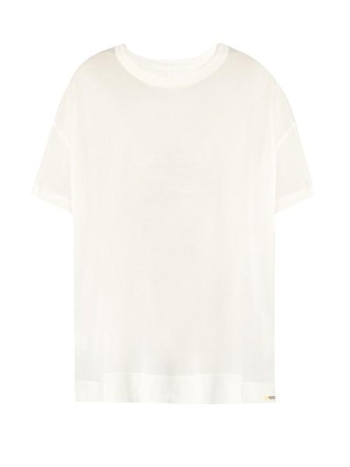 Yohji Yamamoto Regulation Oversized Round-neck Jersey T-shirt