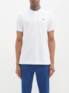 J.lindeberg - Tyson Logo-patch Technical-piqu Polo Shirt - Mens - White
