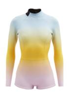 Ladies Beachwear Cynthia Rowley - Sea Ombre 2.5mm Short Neoprene Wetsuit - Womens - Blue Multi