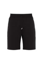 Matchesfashion.com 1017 Alyx 9sm - Axel Logo Print Cotton Blend Shorts - Mens - Black