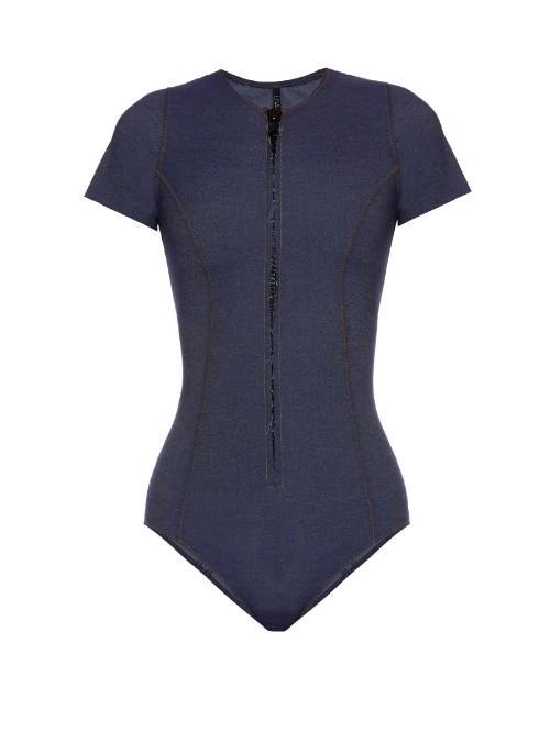 Lisa Marie Fernandez Farrah Denim Swimsuit