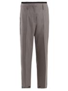 Matchesfashion.com Golden Goose Deluxe Brand - Straight Leg Trousers - Womens - Grey