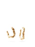 Matchesfashion.com Alighieri - The Lunar Rocks 24kt Gold-plated Hoop Earrings - Womens - Gold