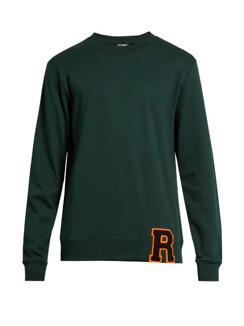 Raf Simons College R Cotton-blend Sweatshirt