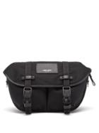 Matchesfashion.com Giorgio Armani - Logo-patch Leather-trim Shell Belt Bag - Mens - Black