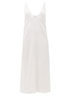 Matchesfashion.com Raey - Bust Cup Silk Crepe De Chine Slip Dress - Womens - Ivory