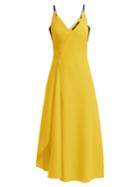 Roland Mouret Hooper Asymmetric Wool Dress