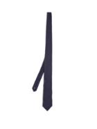 Matchesfashion.com Title Of Work - Yarn Edge Silk Tie - Mens - Navy