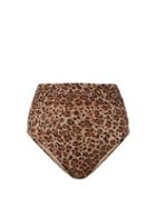 Melissa Odabash - Ancona High-rise Leopard-print Bikini Briefs - Womens - Leopard