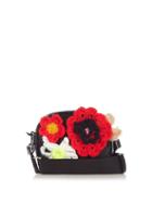 Christopher Kane Crochet-flower And Leather Cross-body Bag