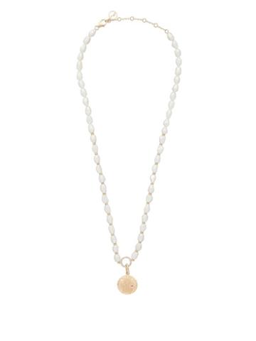 Matchesfashion.com Anissa Kermiche - Louise D'or Coin Diamond & Pearl Gold Necklace - Womens - Gold