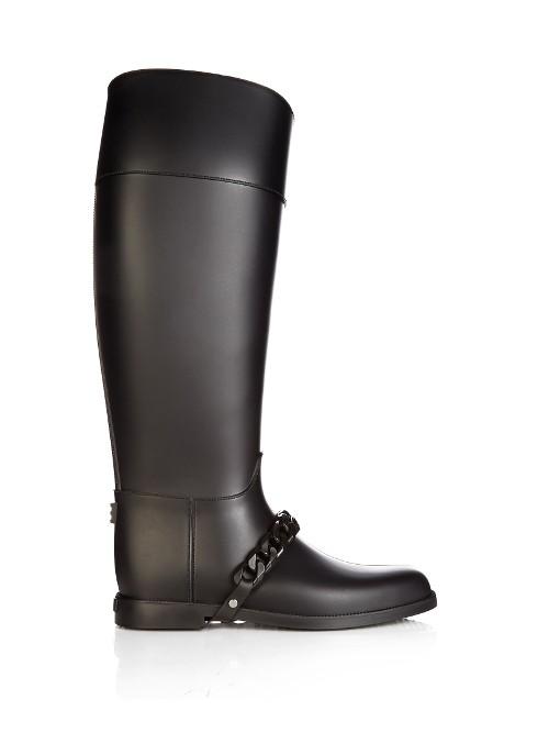 Givenchy Chain Rubber Rain Boots