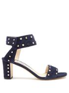 Jimmy Choo Veto 65mm Studded Suede Sandals