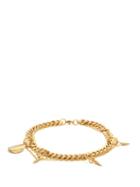 Matchesfashion.com Orit Elhanati - Wilma Gold Plated Charm Anklet - Womens - Gold