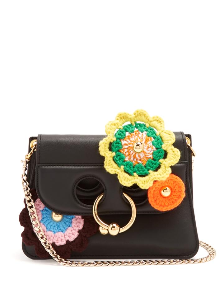 J.w.anderson Pierce Mini Crochet-appliqu Cross-body Bag