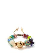 Tohum - Beaded Glass & 24kt Gold-plated Bracelet - Womens - Multi