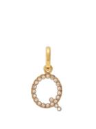 Matchesfashion.com Burberry - Q Crystal Embellished Letter Charm - Womens - Crystal