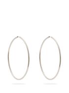 Matchesfashion.com Fay Andrada - Ovaali Large Sterling Silver Hoop Earrings - Womens - Silver