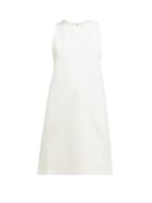 Matchesfashion.com Marina Moscone - Silk Blend Cady Tunic Top - Womens - Ivory