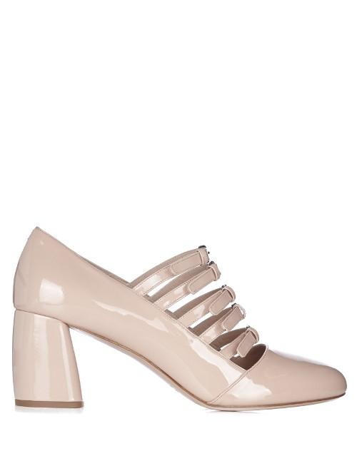 Miu Miu Multi-strap Patent-leather Mid-high Pumps