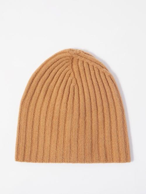 Jil Sander - Ribbed Boiled-wool Beanie Hat - Womens - Camel