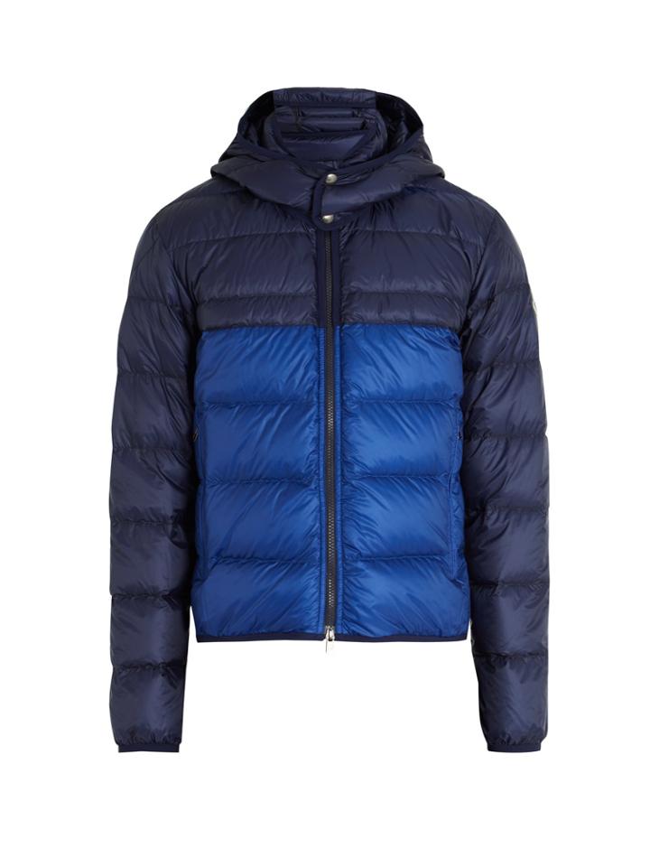 Moncler Brech Hooded Quilted Down Jacket