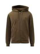 Polo Ralph Lauren - Logo-embroidered Jersey Hooded Sweatshirt - Mens - Green