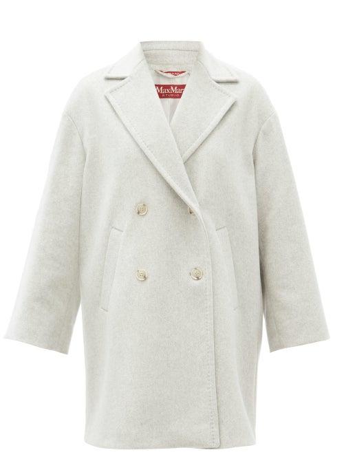 Matchesfashion.com Max Mara Studio - Ronchi Coat - Womens - Light Grey