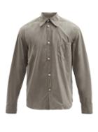 Mens Rtw Namacheko - Overdyed Cotton Shirt - Mens - Green