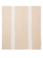 Matchesfashion.com Tekla Fabrics - X John Pawson Trace 01 Striped Merino Wool Blanket - Cream White