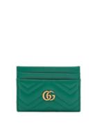 Matchesfashion.com Gucci - Gg Marmont Leather Cardholder - Womens - Green