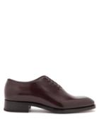 Matchesfashion.com Christian Louboutin - Cousin Corteo Square-toe Leather Oxford Shoes - Mens - Red