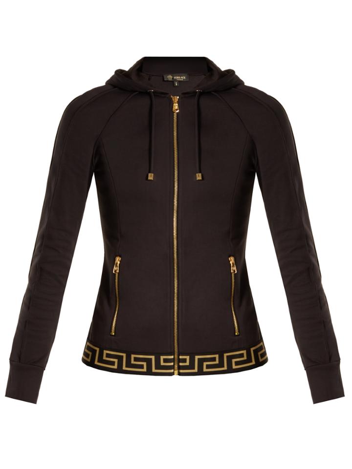 Versace Hooded Zip-through Performance Jacket