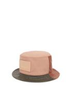 Matchesfashion.com Ruslan Baginskiy - Panelled Leather Bucket Hat - Womens - Brown