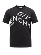 Matchesfashion.com Givenchy - Refracted-print Cotton-jersey T-shirt - Mens - Black White