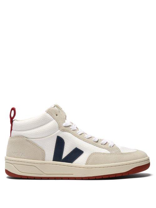 Matchesfashion.com Veja - Roraima High Top B Mesh Trainers - Womens - White Navy