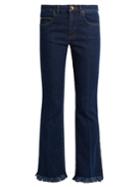 Sonia Rykiel Mid-rise Flared Cropped Jeans